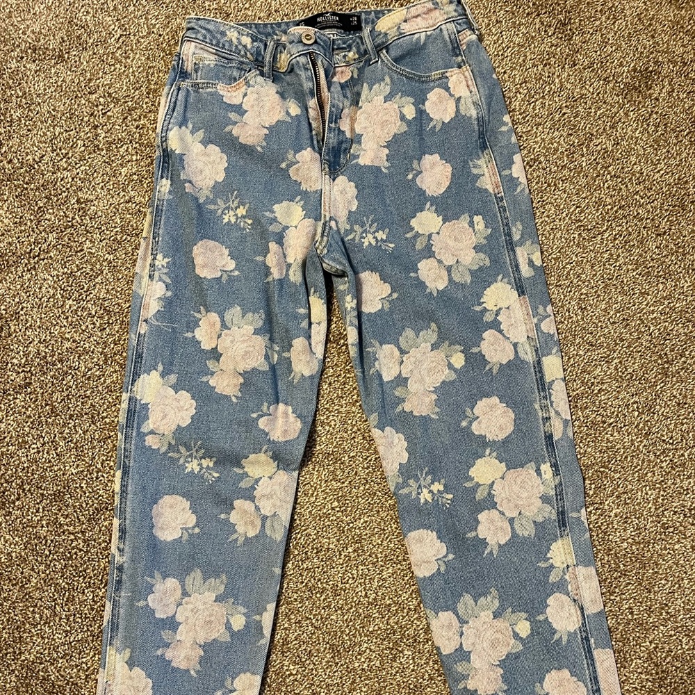 Vintage Hollister Floral Mom Jeans
